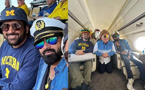 MS Dhoni Enjoys Time In USA With Friends Amidst CSK Retention Rumours For IPL 2025; Check Pics